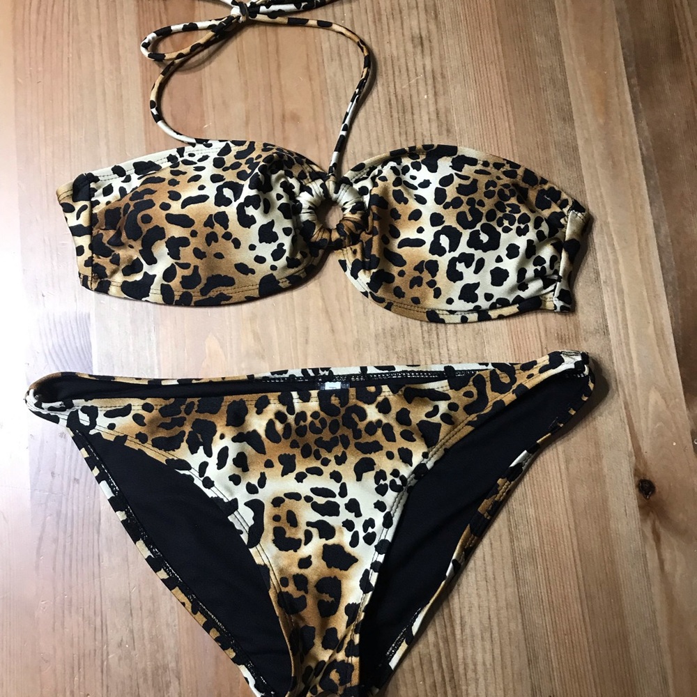 FOREVER 21 LEOPARD BIKINI